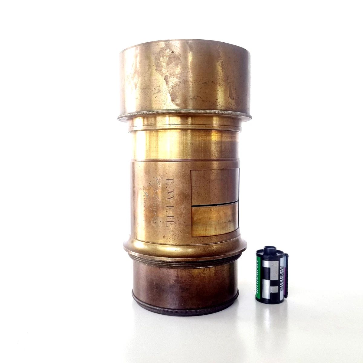 BERTHIOT 1864 PETZVAL portrait landscape convertible Large format wet plate 5x7 EUR 890,00 - FR
