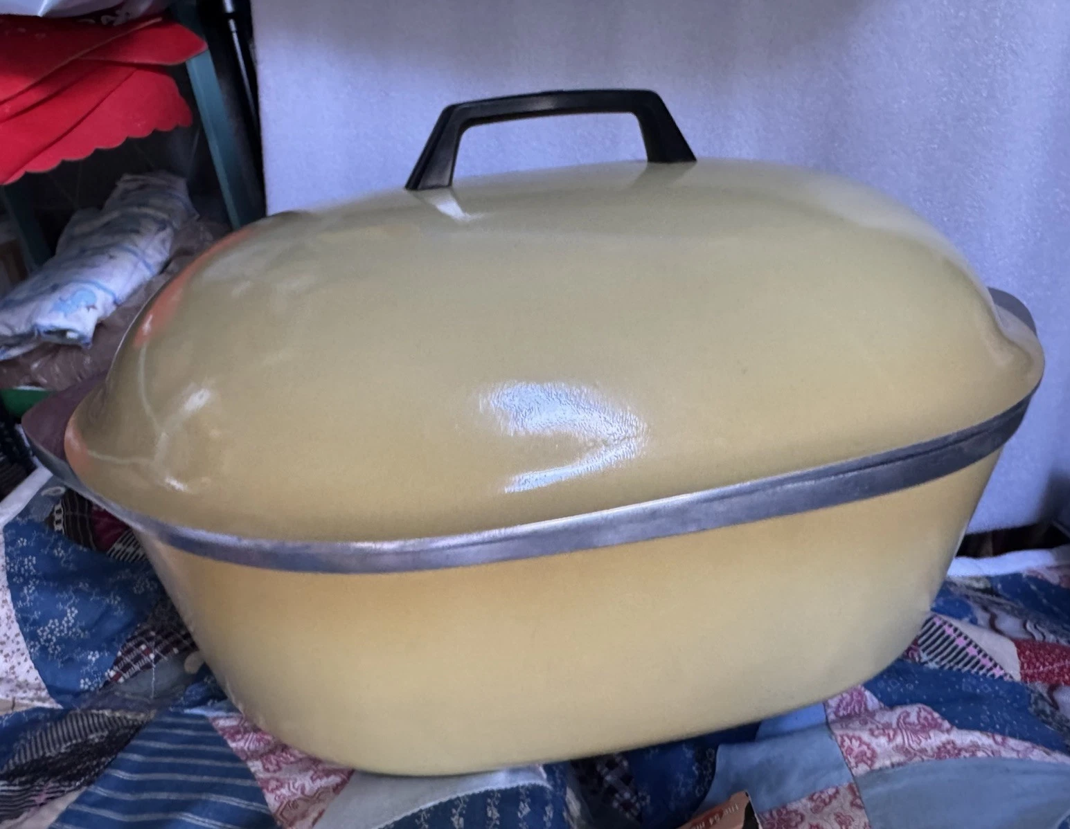 Vintage CLUB Aluminum Roaster w/Lid 6 Qt Nice!