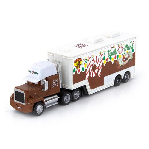 Set of 2 Disney Pixar Cars No.101 TACH-O-MINT Hauler Truck Alloy