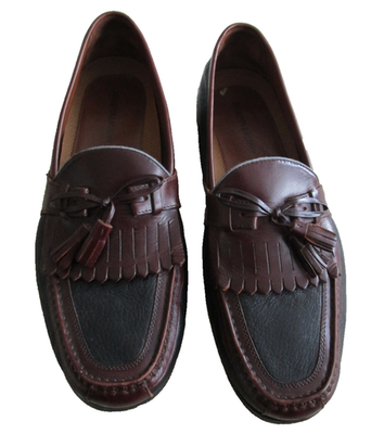 Johnston Murphy Aragon II Men Leather Shoes Tassel Loafers  display picture 1