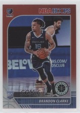 2019-20 Panini NBA Hoops Premium Stock Red Prizm Brandon Clarke #217 0i5i