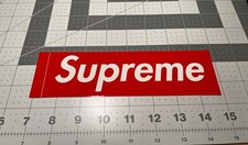 Supreme Red Box Logo Sticker 100 Authentic