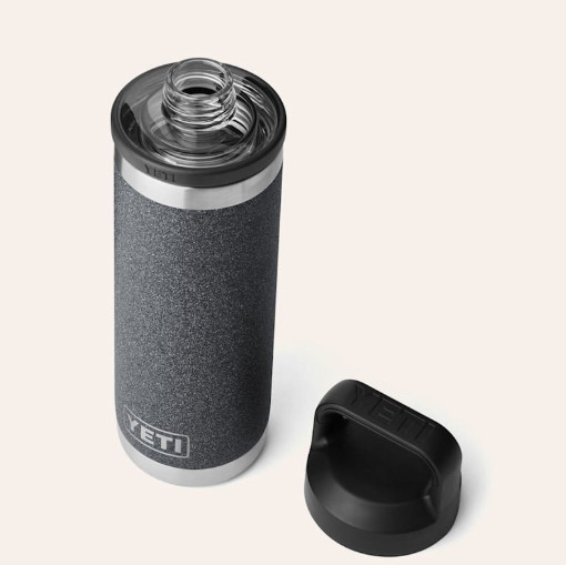 Stainless Steel Insulated Water Bottle Chug Cap Vacuum Travel Black 18 oz