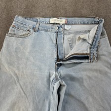 Levis 560 Jeans Mens 36x30 Blue Light Wash Straight Comfort Fit Tapered Leg