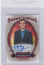 2020 James Holzhauer UD Upper Deck Goodwin Champions AUTO - JH Jeopardy Champ