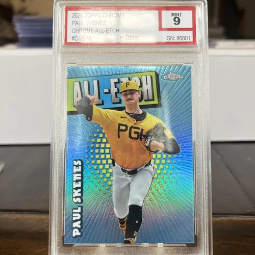 2025 Topps Chrome All Etch Paul Skenes PSA 9 Pirates 🔥🔥🔥