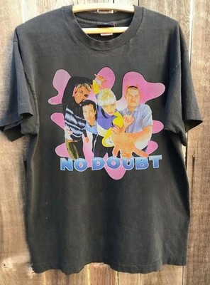 No Doubt Group Photo T-Shirt Charcoal Short Sleeve tee 100% Cotton NH28246