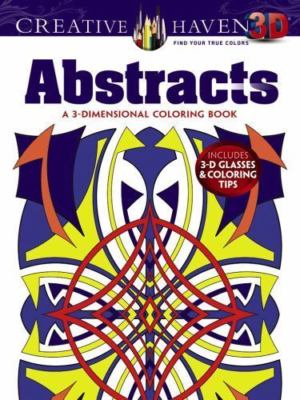 Creative Haven 3-D Abstracts Coloring Book (Adult Coloring Books: Art & Design)
