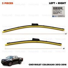 For Chevrolet Colorado Trailblazer 2012 '16 Pair Windshield Wiper Blades