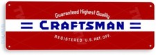 Tin Sign Craftsman Retro Garage Auto Shop Tool Box Store Sign Red C279