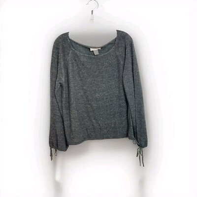 Newport News Black w/ Silver Threading Women's 2x 53x23 Fits Slim Like XL 