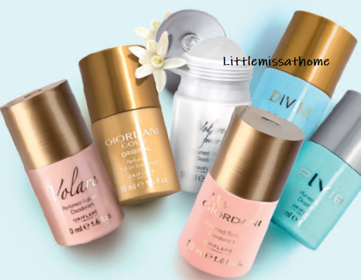 ORIFLAME PERFUMED ROLL-ON DEODORANT miss giordani volare forever elvie  divine