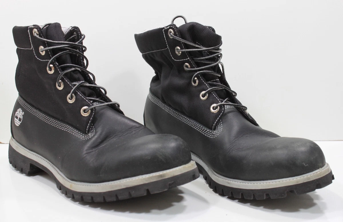 All black hotsell leather timberlands