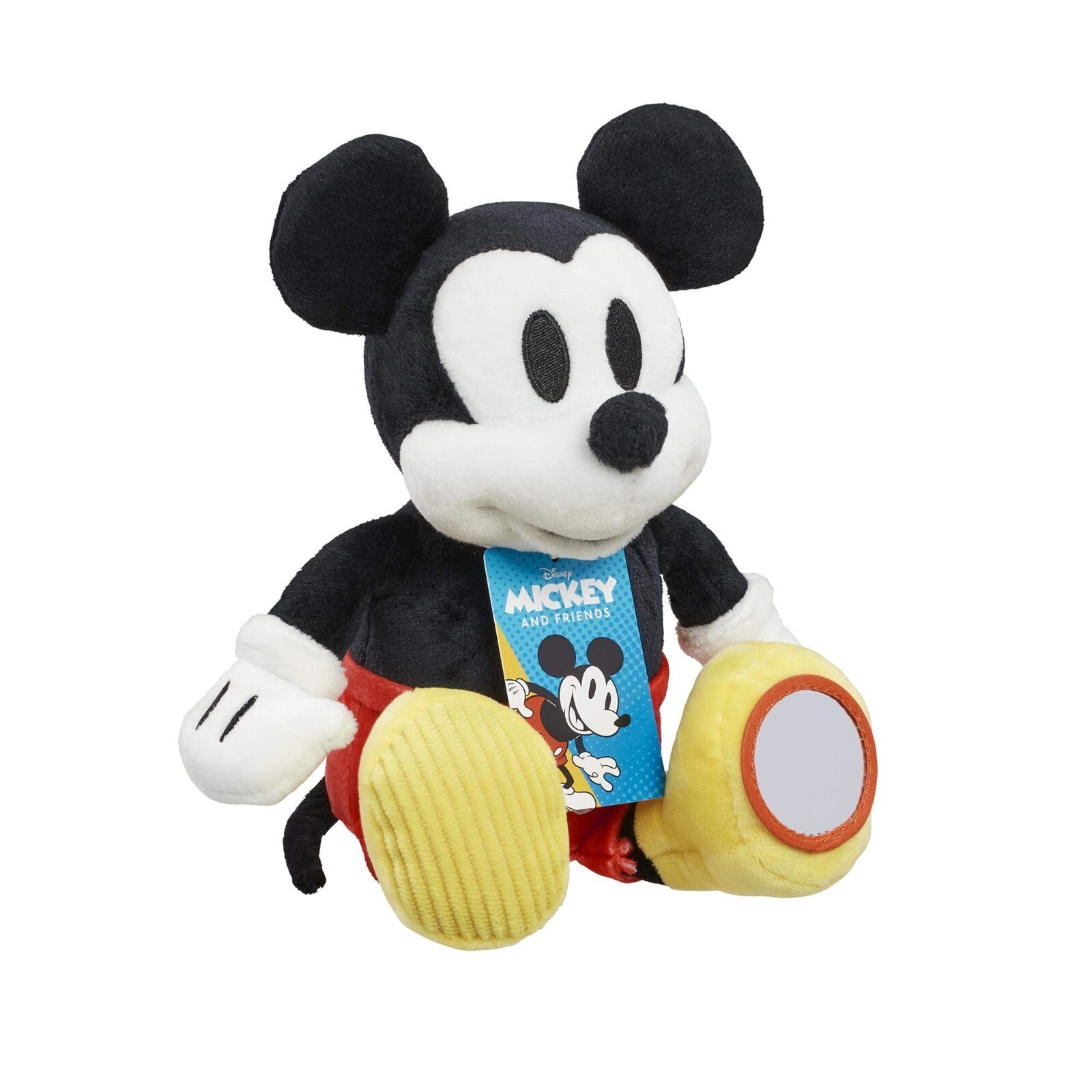 MICKEY MOUSE ACTIVITY SOFT TOY - SENSORY FUN FOR BABIES - NEW