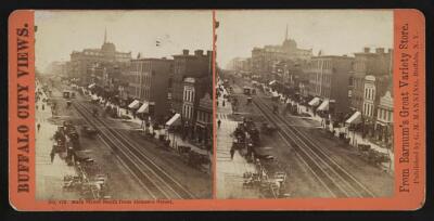 Main Street south from Genesee Street c1900 Old Photo