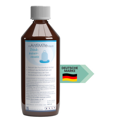 HS Anti Mite Liquid 500ml Anti Milbenmittel Trinkwasser biologisch Milben Stop