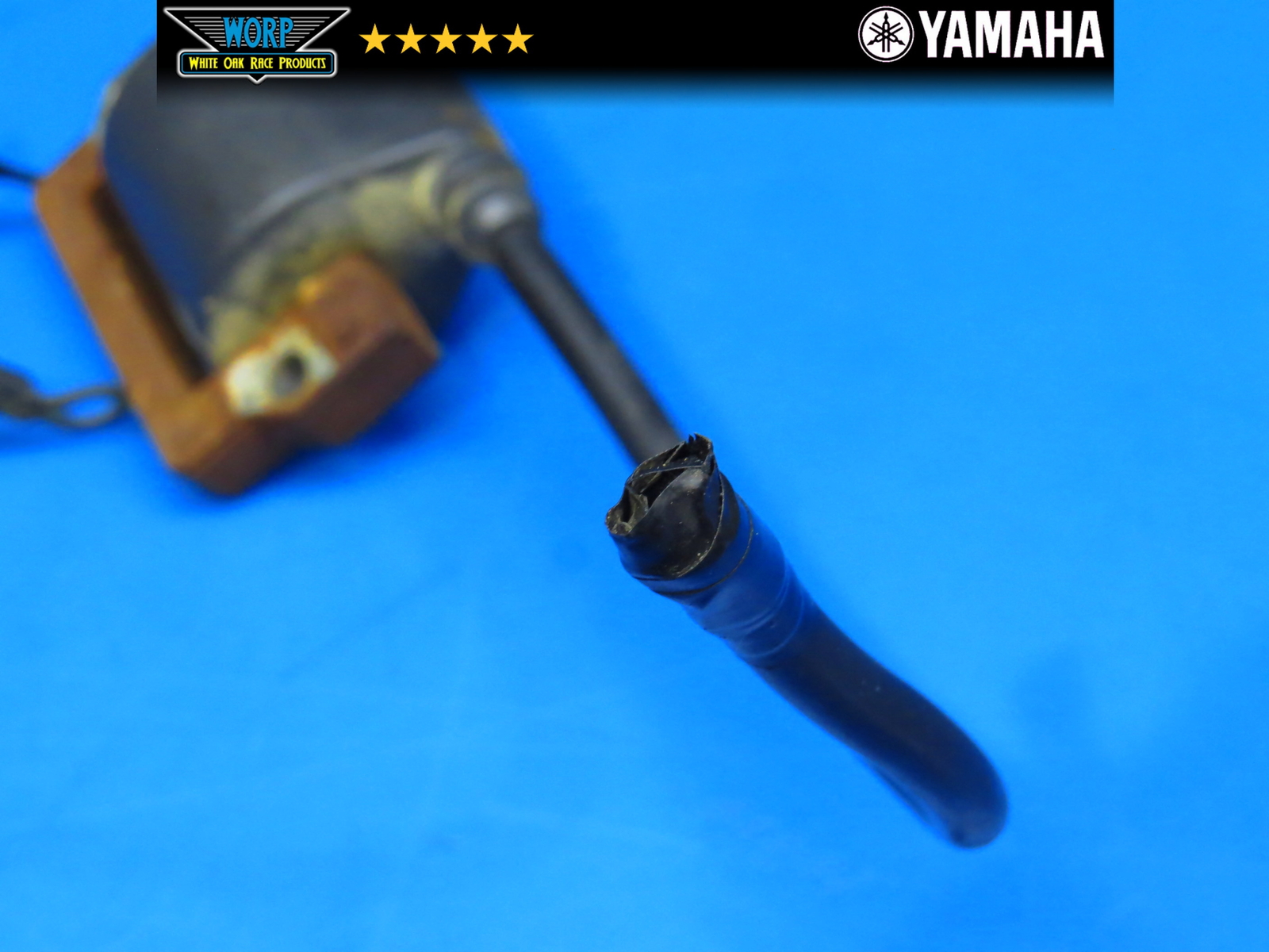 1977 YAMAHA YZ400 IGNITION COIL SPARK PLUG IGNITOR WIRE CAP 35582310