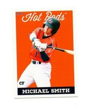 Michael Smith 2019 Bowling Green Hot Rods team set card Houston, Texas Kansas St