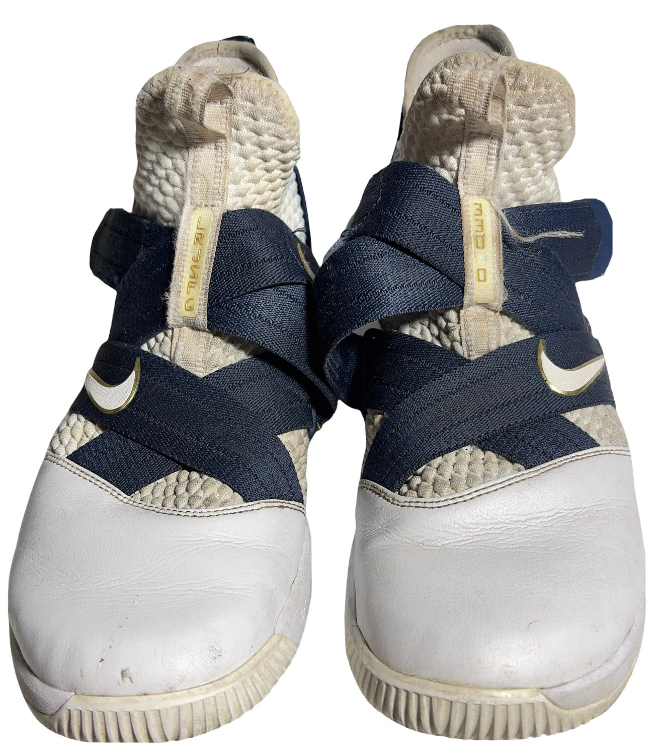 Scarpe Nike uomo 9 5 LeBron Sold Witness LRJSFG bianche blu A04054