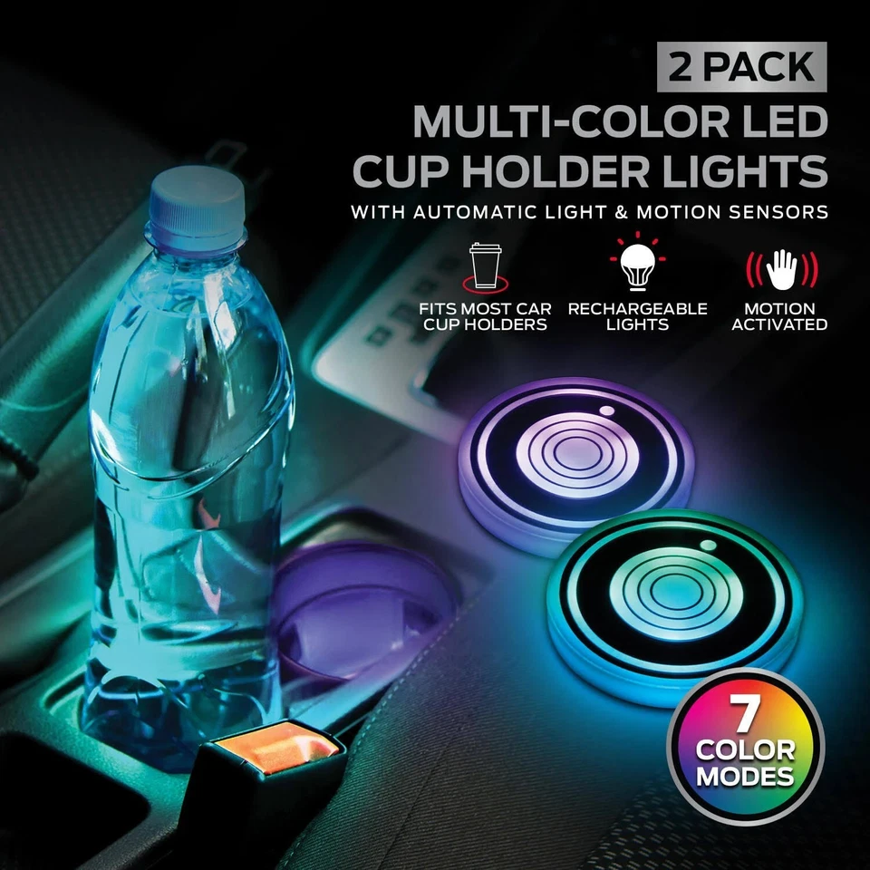 Monster Auto PAQUETE DE LUCES LED VALOR $50 JUEGO COMPLETO DE LUCES AMBIENTALES - NUEVO Foto 4 de 4