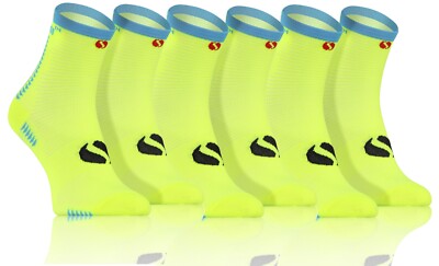 SestoSenso 3 Paar Laufsocken Quarter Bunte Sport Socken Herren Damen Sportsocken