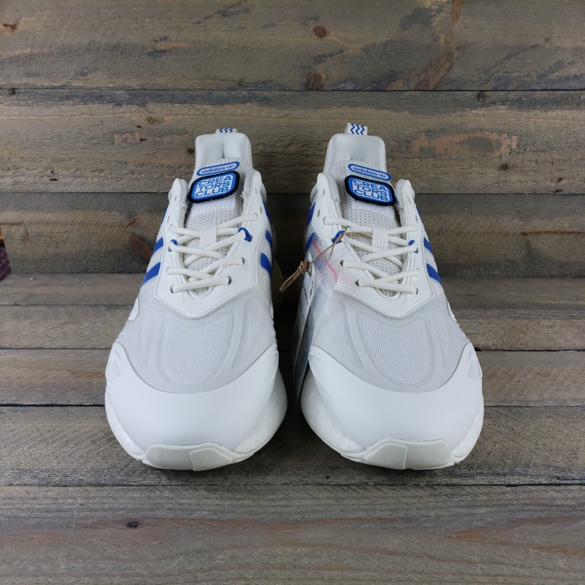 adidas ZX 2K Boost 2.0 Originals Shoes Sneakers With Patches White