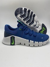 Nike Free Metcon 5 Court Blue Green Shoes DV3949 401 Men's Size 12