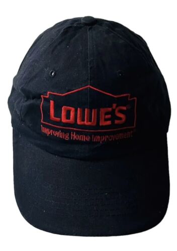 Casquette de baseball marine d'amélioration de l'habitat Lowe's réglable avec logo chapeau de travail neuf avec étiquette - Photo 1 sur 6