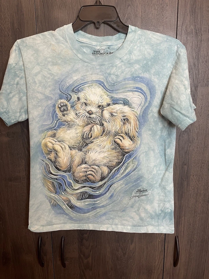 Love Like No Otter-Marca Mountain-Anitrias sostenidas de la mano-San Valentín-Tallas pequeñas Foto 2 de 4