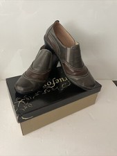 Trueform Ankle Boots Booties Grey & Taupe Slip-on Womens UK Size 7