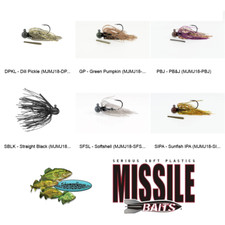 Missile Baits Ike's Micro Football Jigs 1/4oz MJMJ14 Finesse Fishing Lures