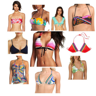 NWT Trina Turk Women's Multiple Styles & Sizes Bikini Top
