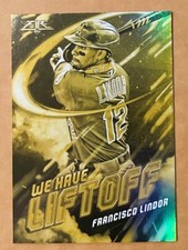 2021 Topps Fire Baseball Francisco Lindor We Have Liftoff #WHL-6 Gold Mint Mets