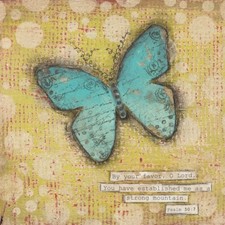 By Your Favor O Lord Psalm 30:7 Cassandra Cushman Art Print 12x12