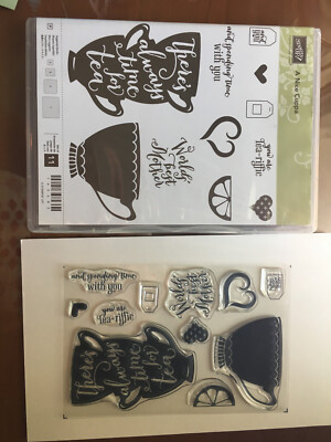 A Nice Cuppa Stamp Set and matching Framelits Stampin' Up! - NEW