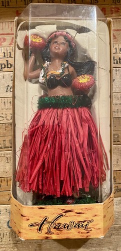 Dashboard Hula Girl Doll -  Hawaii Chiefly Co New In Box - Picture 2 of 7