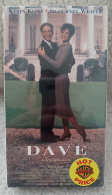 New Sealed Dave (VHS, 1993) Kevin Kline Sigourney Weaver 