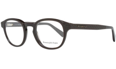 Ermenegildo Zegna Dark Brown Frame Demo Lens Eyewear EZ5108-48050