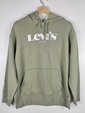 Levi's French Terry Pullover Hoodie Women's Medium Comfy Mint Green NWT