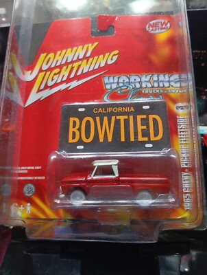 Johnny White Lightning BOWTIED White Wheels & Tires China 1:64 Die Cast w/...