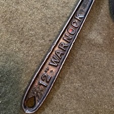 Vintage Warlock STRAP Wrench PIPE WRENCH USA Early 🇺🇸