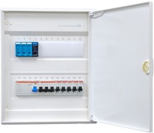 Unterverteilung Hager Sicherungskasten Unterputz Aufputz, Hohlwand, verdrahtet