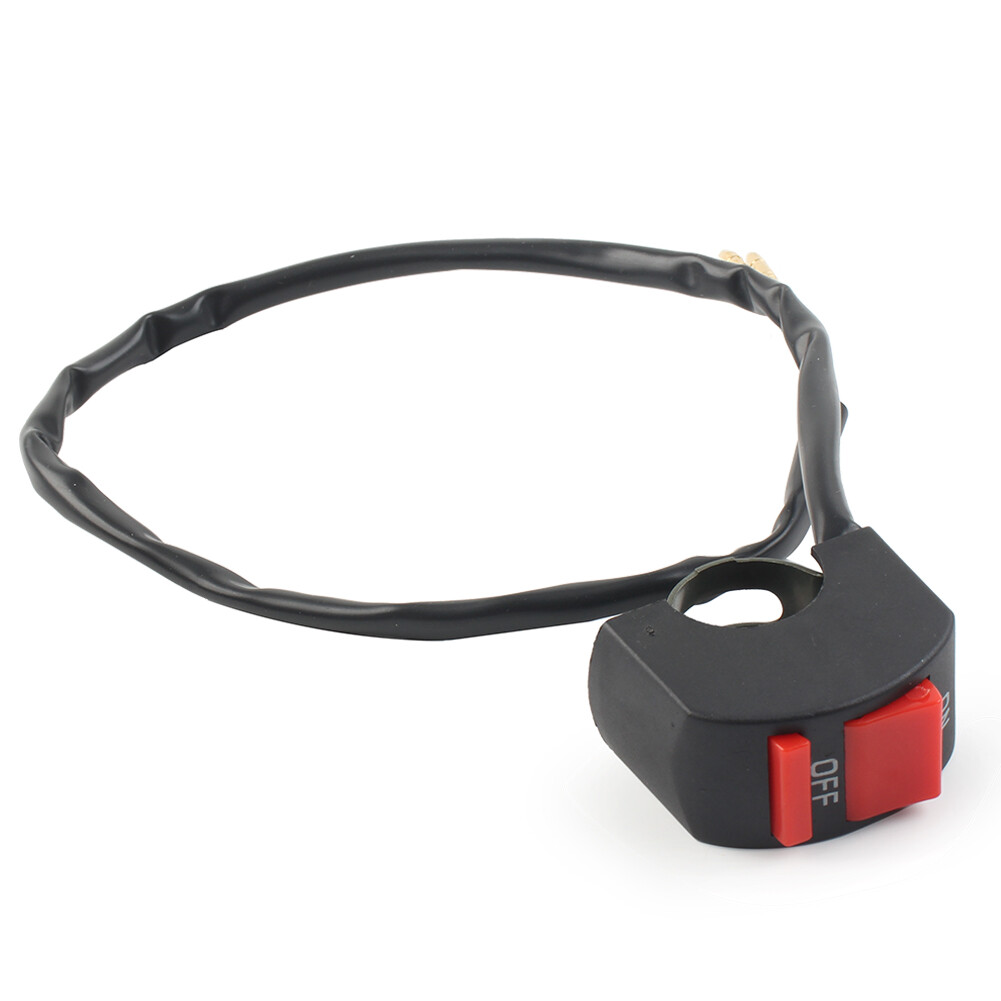 7/8" Motorcycle Handlebar Kill On-Off Latching Switch 12V Scooter - Foto 12