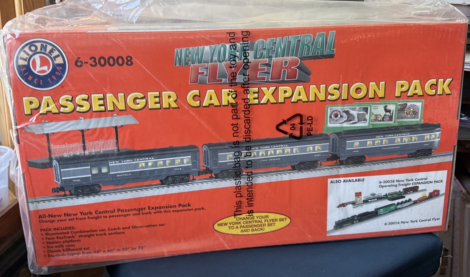 New York Central Passenger Car Expansion Pack Set by Lionel 6-30008