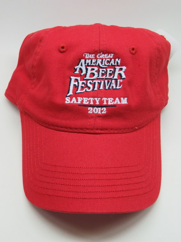 Baseball Cap Hat ~ GREAT AMERICAN BEER FESTIVAL = GABF 2012 Safety Team * NEW-image