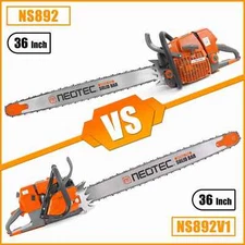 92cc Gas Chainsaw with 36'' Bar Chain for Big Wood Cutting Compatible with MS660