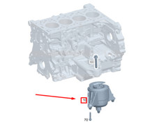Support moteur Mercedes 206