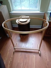 Craft Loom Stand 31" 26" Oval Insert 27"/75" Diameter 5 Smaller Hand Held Rings