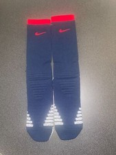 Nike Grip Vapor Crew Socks PSX605-421 Padding Zoned Cushion NAVY-RED Size Large