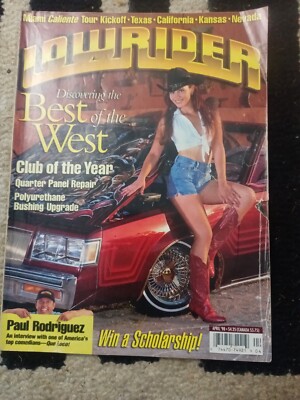 Lowrider Magazine April 1998 Best Of The West 